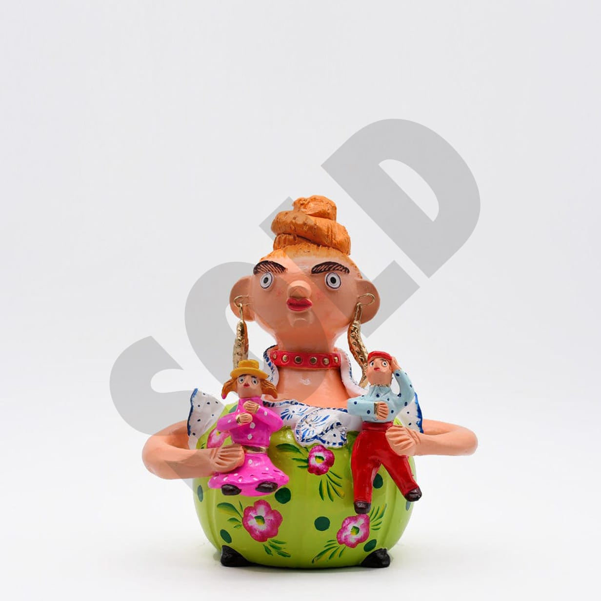 prazeres-c-ta-boneca-barriguda-25cm-statue-c-ramique-minho image 1