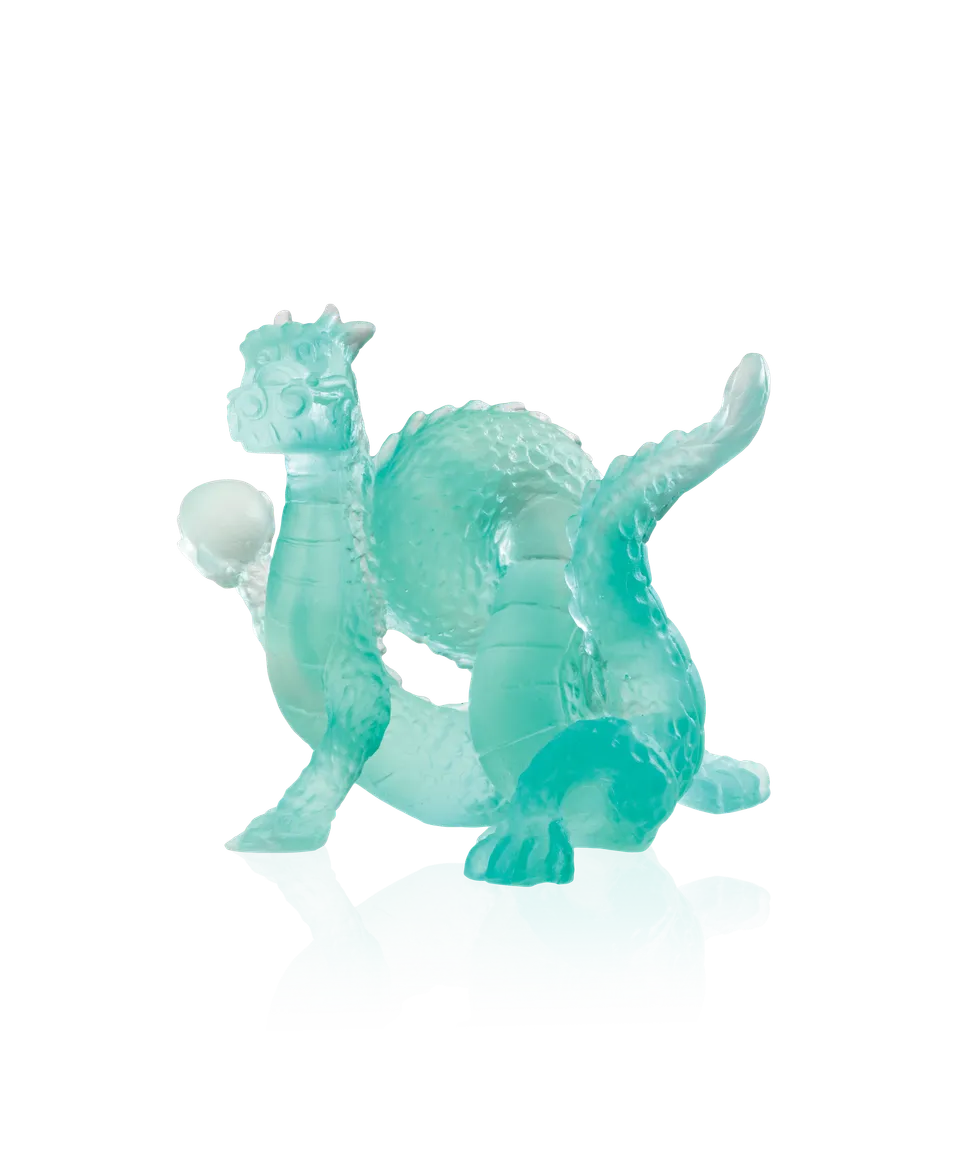 daum-univers-animalier-dragon-horoscope-sculpture-verte image 1