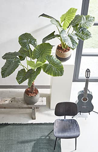 mica-decorations-taro-plante-artificielle-100-cm-verte image 8