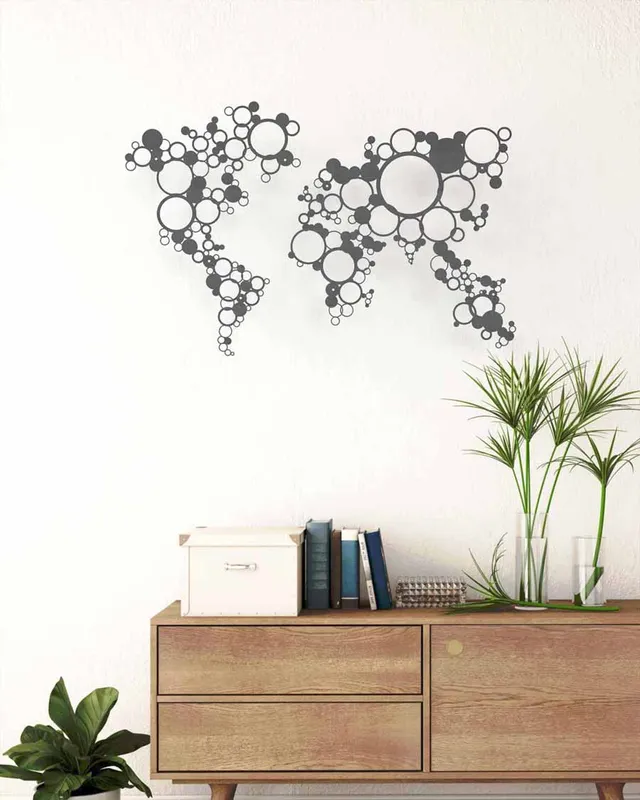 je-suis-art-planisph-re-bulles-carte-monde-murale-m-tal image 1