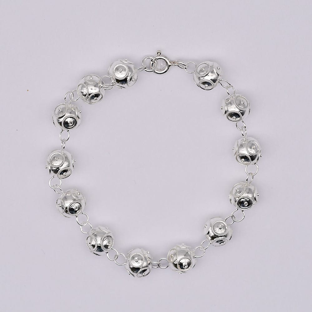 luisa-paix-o-conta-de-viana-bracelet-argent-13-perles image 3