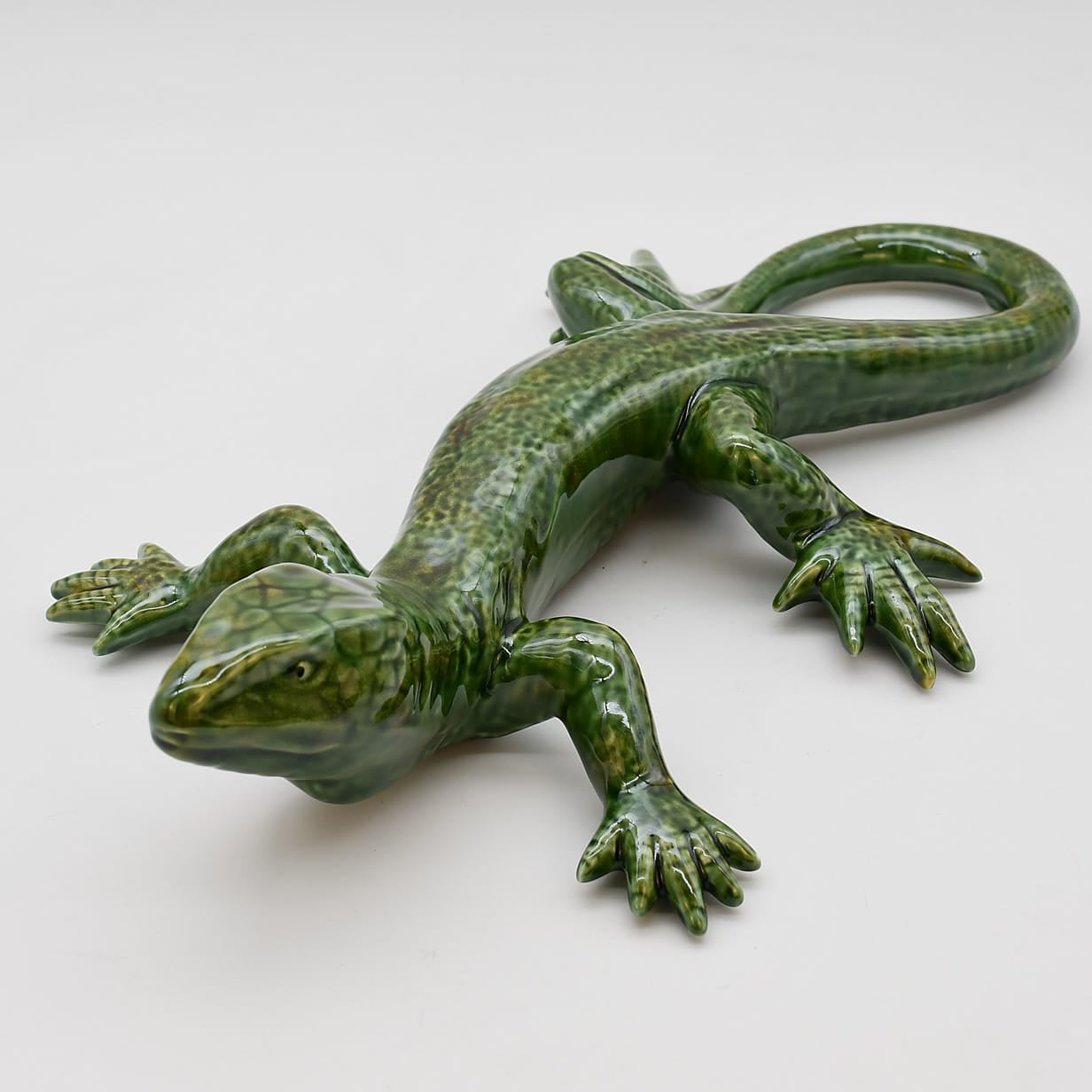 luisa-paix-o-d-coration-l-zard-c-ramique-40cm-brillant image 3