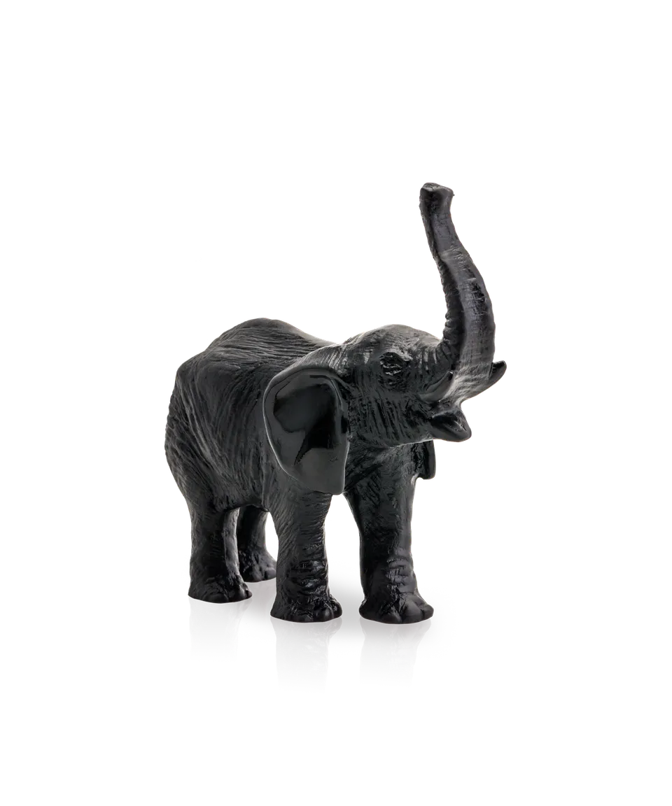 daum-el-phant-petit-mod-le-sculpture-cristal-noir image 1