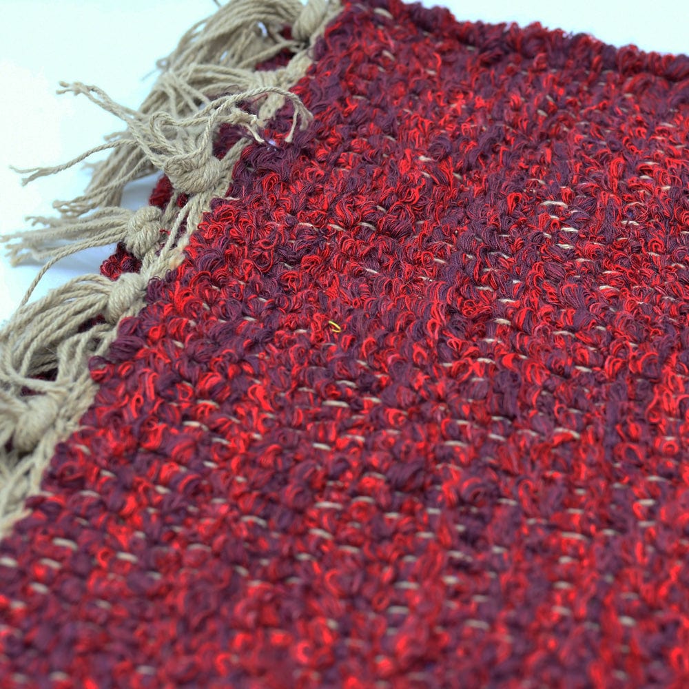 luisa-paix-o-tapis-artisanal-bordeaux-fibres-naturelles-lavable image 3