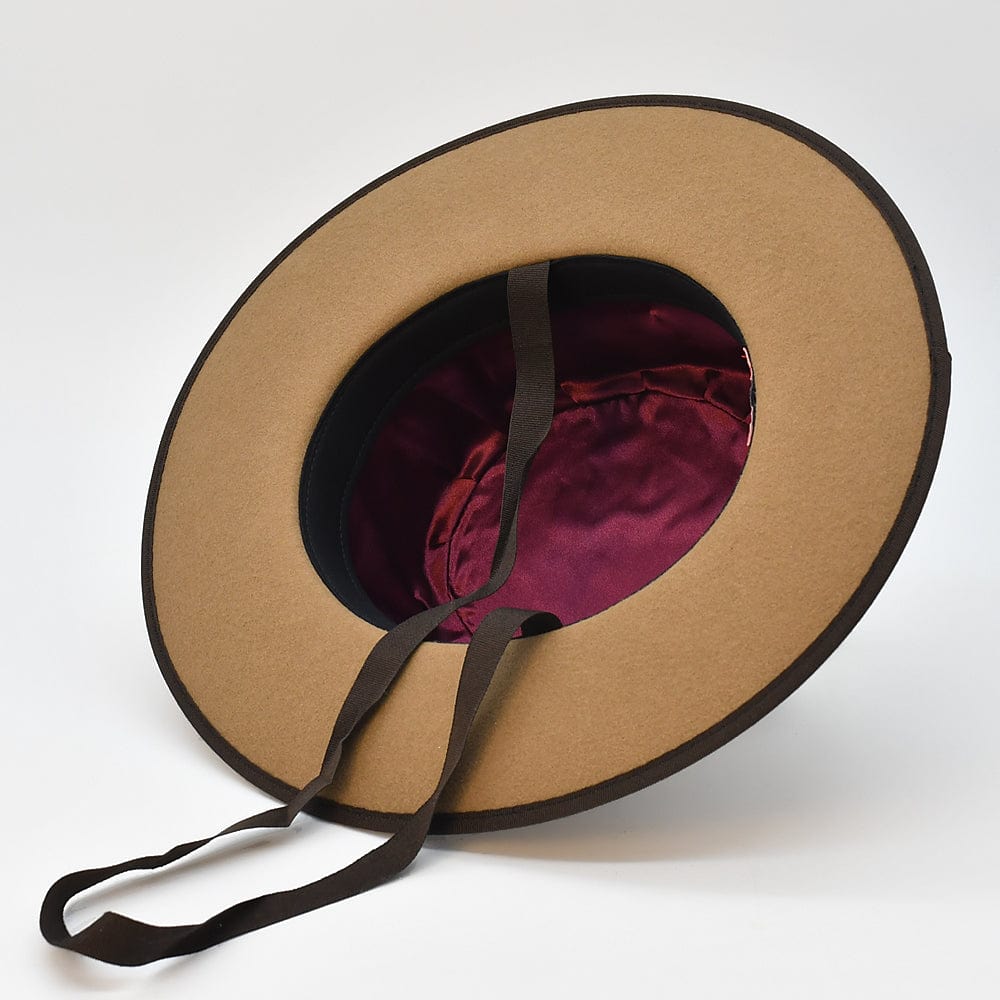 luisa-paix-o-toreiro-chapeau-feutre-camel-taille-58-laine image 4