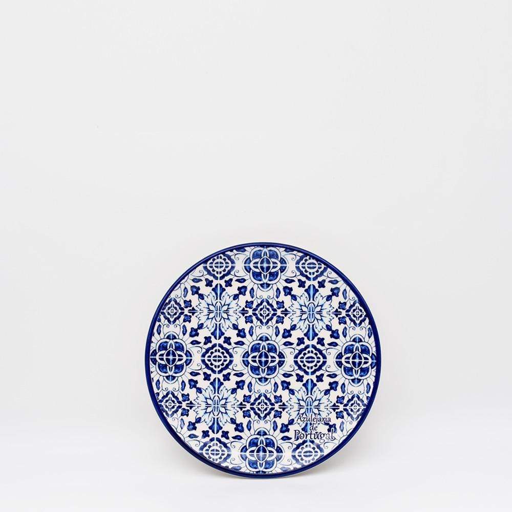 luisa-paix-o-tradicional-assiette-c-ramique-bleue-16cm image 1