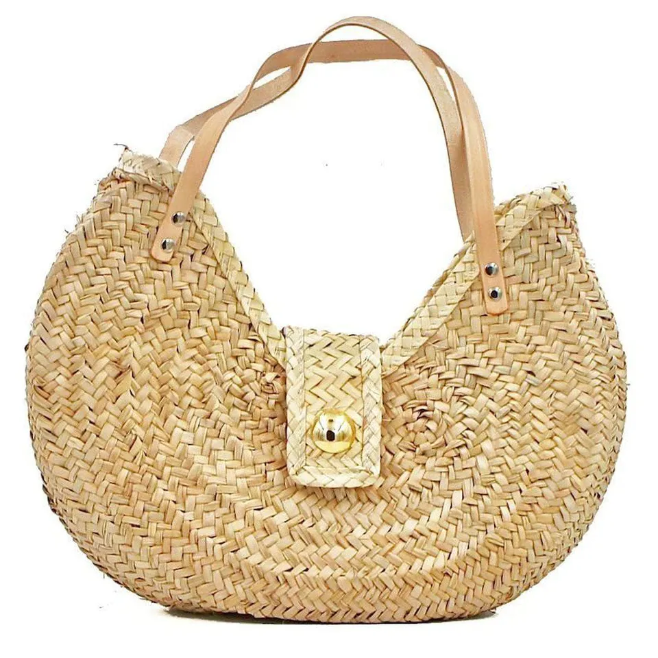 luisa-paix-o-sac-panier-paille-tress-e-cuir-naturel image 1