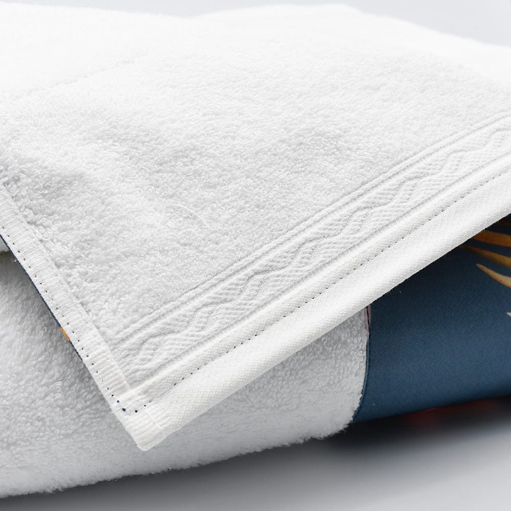 luisa-paix-o-rivina-parure-de-bain-coton-blanc-bleu-3-pi-ces image 3