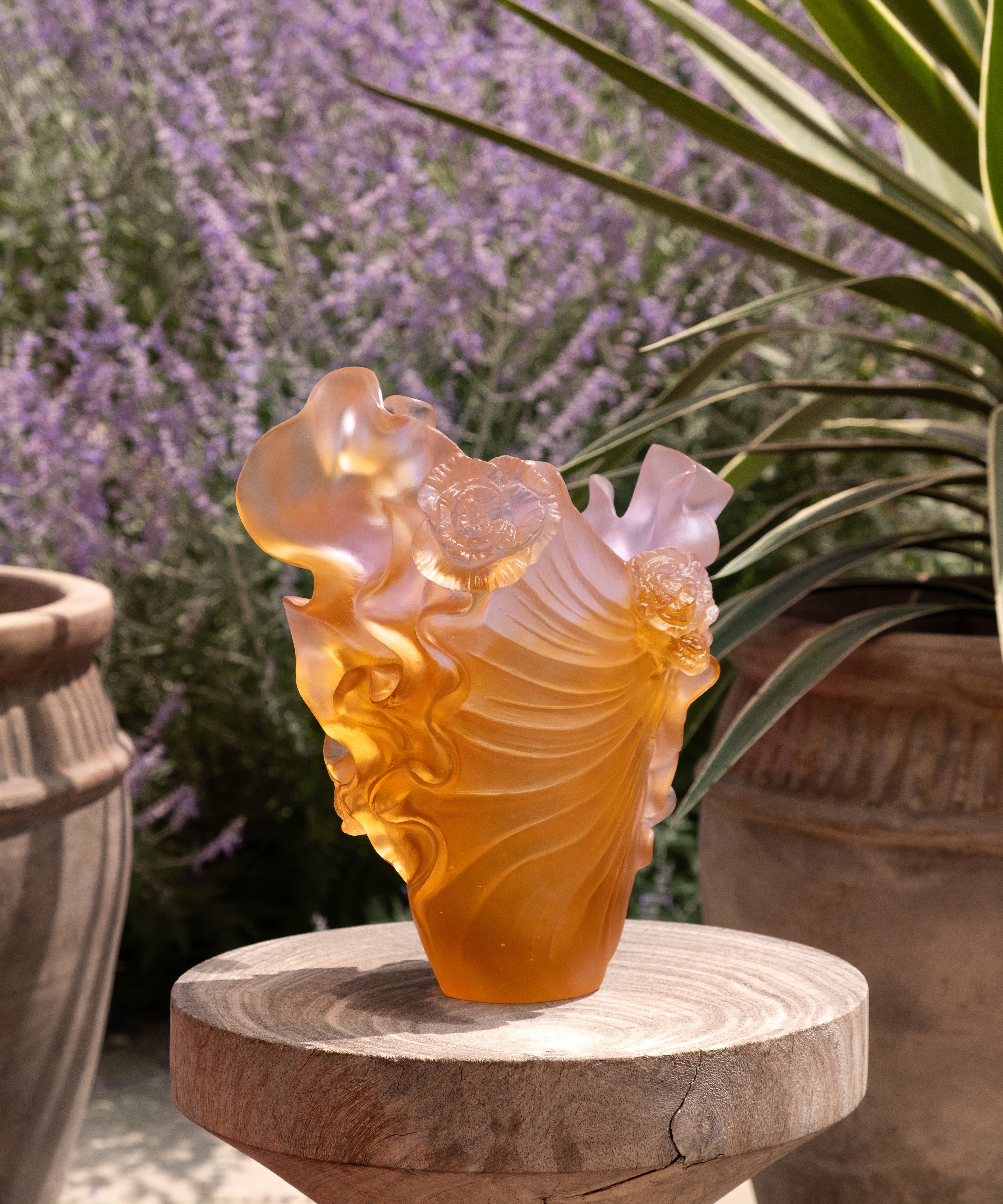 daum-univers-v-g-tal-rose-royale-vase-moyen-mod-le-225-ex image 2