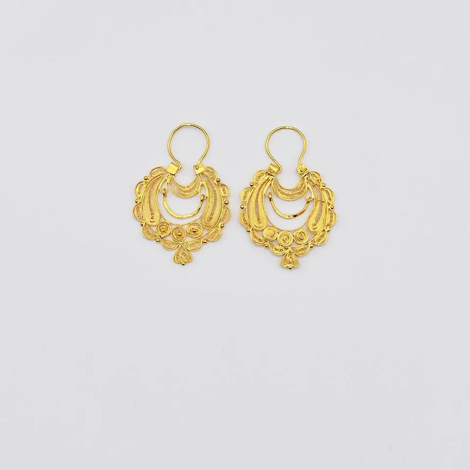 luisa-paix-o-boucles-d-oreilles-filigrane-argent-dor-4-cm image 1