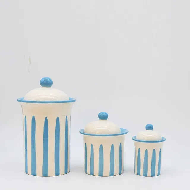 luisa-paix-o-costa-nova-mar-bo-te-c-ramique-turquoise-24cm image 1