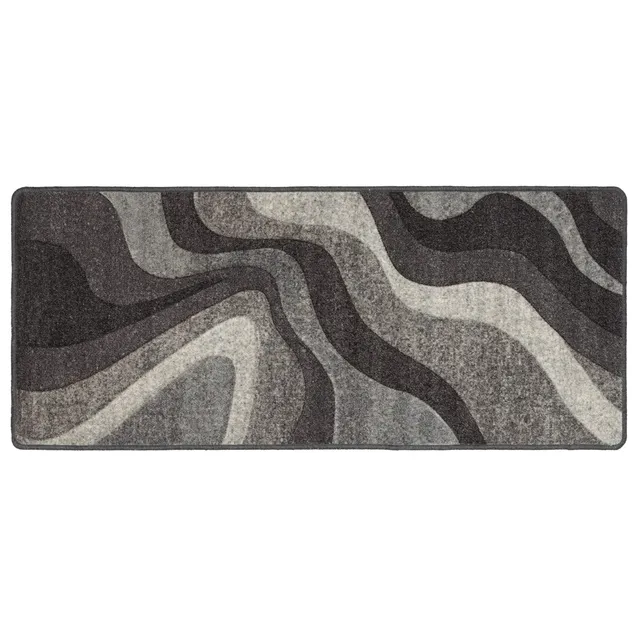 baroni-home-cucina-tapis-de-cuisine-gris-ondul-57x140-cm image 1