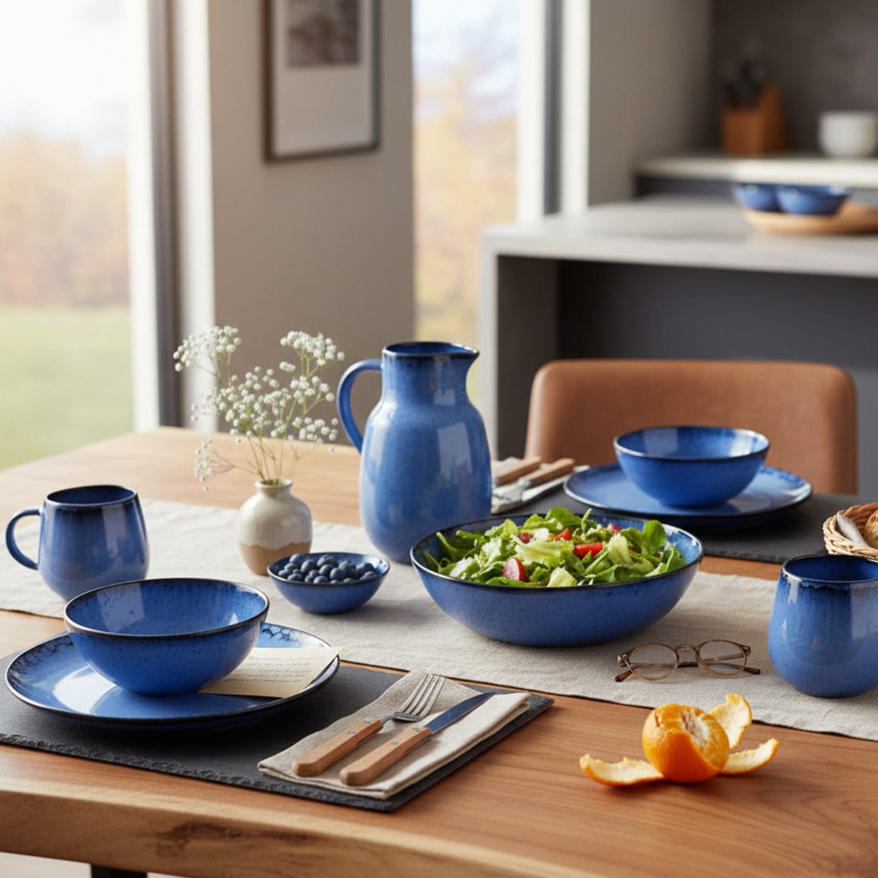 luisa-paix-o-amazonia-assiette-gr-s-bleue-30-cm image 2