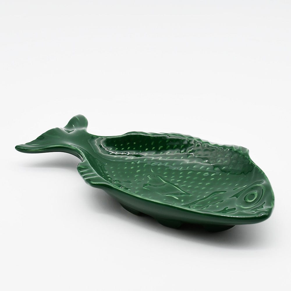 luisa-paix-o-plat-poisson-25cm-vert-en-c-ramique-fait-main image 3