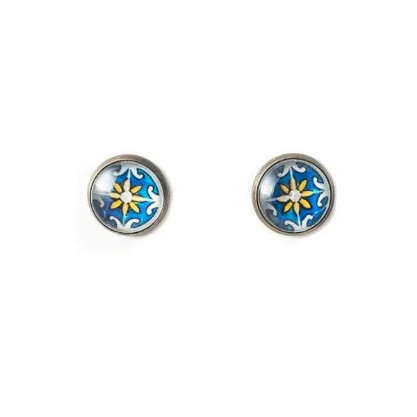luisa-paix-o-bijoux-du-portugal-boucles-azulejo-verre-1-8-cm image 1