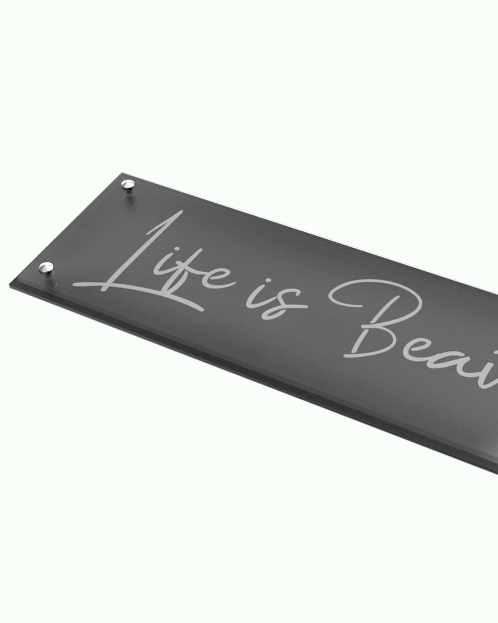 je-suis-art-personnalis-s-phrase-murale-plaque-m-tal-personnalisable-premium image 2