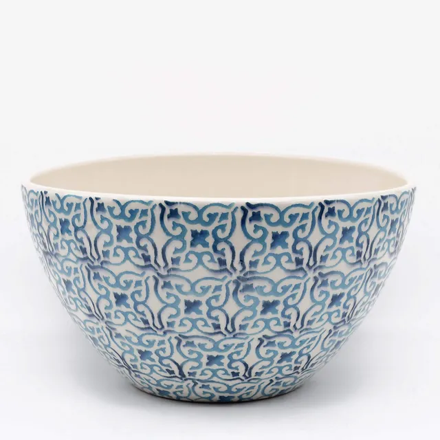 luisa-paix-o-alentejo-saladier-terre-cuite-vitrifi-e-turquoise-27-cm image 1