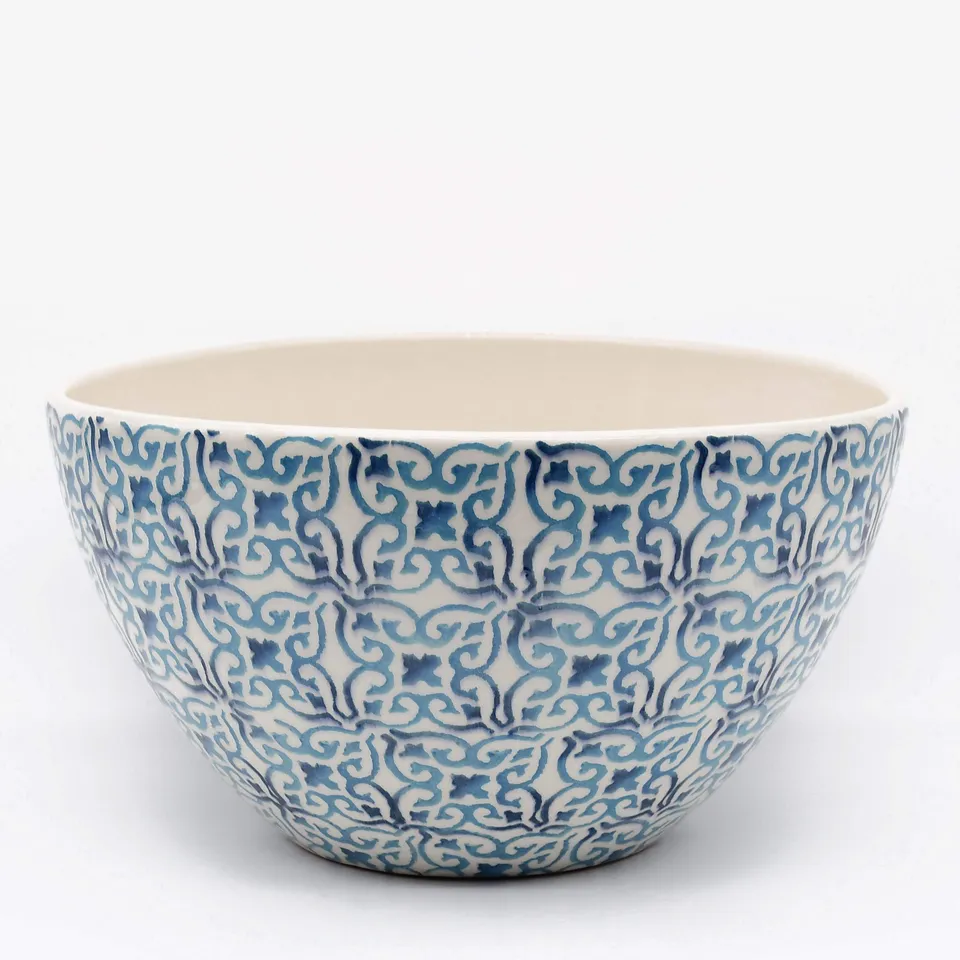 luisa-paix-o-alentejo-saladier-terre-cuite-vitrifi-e-turquoise-27-cm image 1