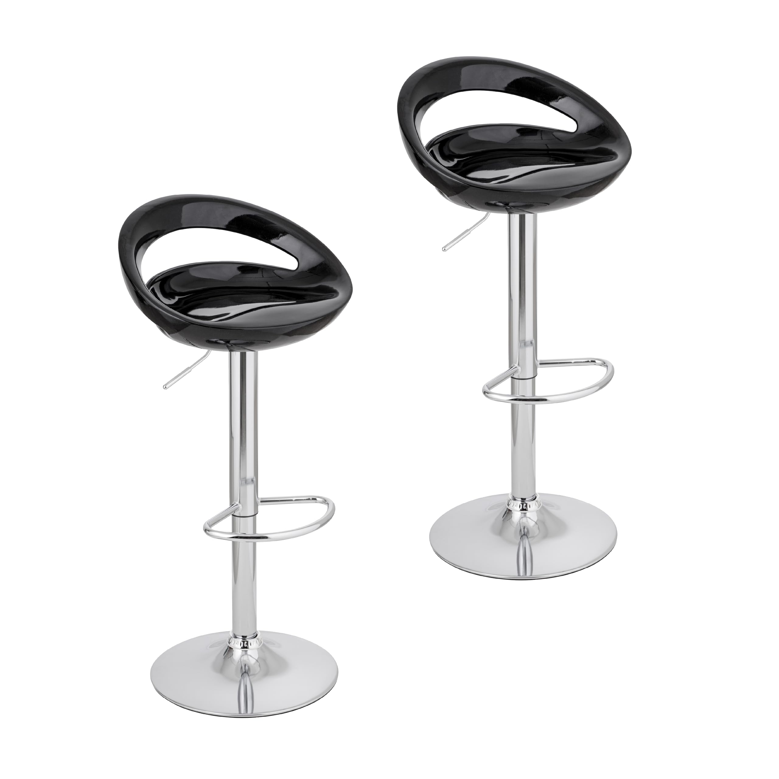 baroni-home-sedie-tabouret-de-bar-pivotant-noir-1-pi-ce-r-glable image 8