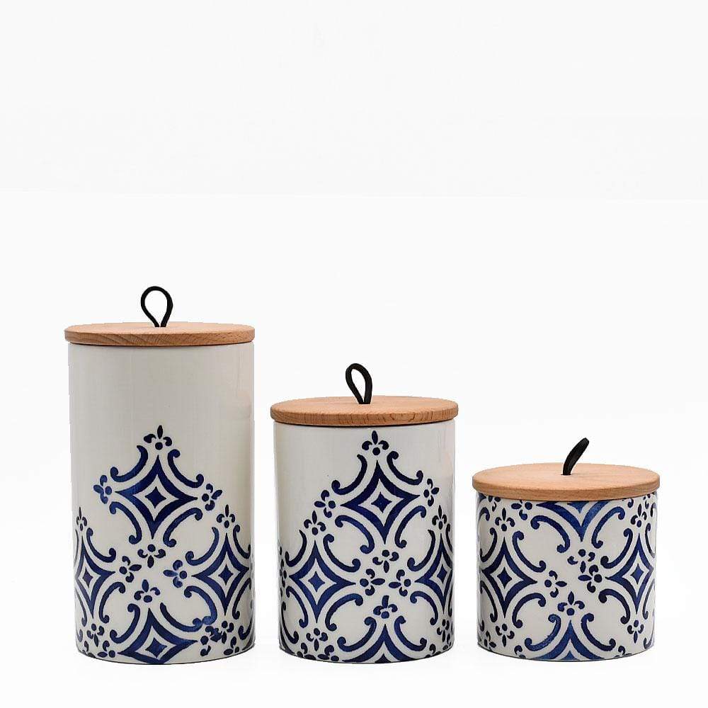 luisa-paix-o-azulejos-bo-te-c-ramique-bleue-21cm image 1