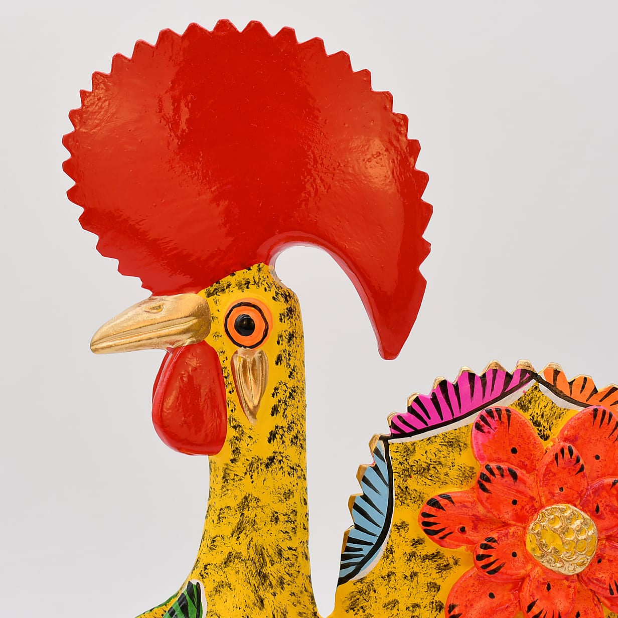 luisa-paix-o-coq-de-barcelos-25cm-jaune-figurine-d-co-portugaise image 5