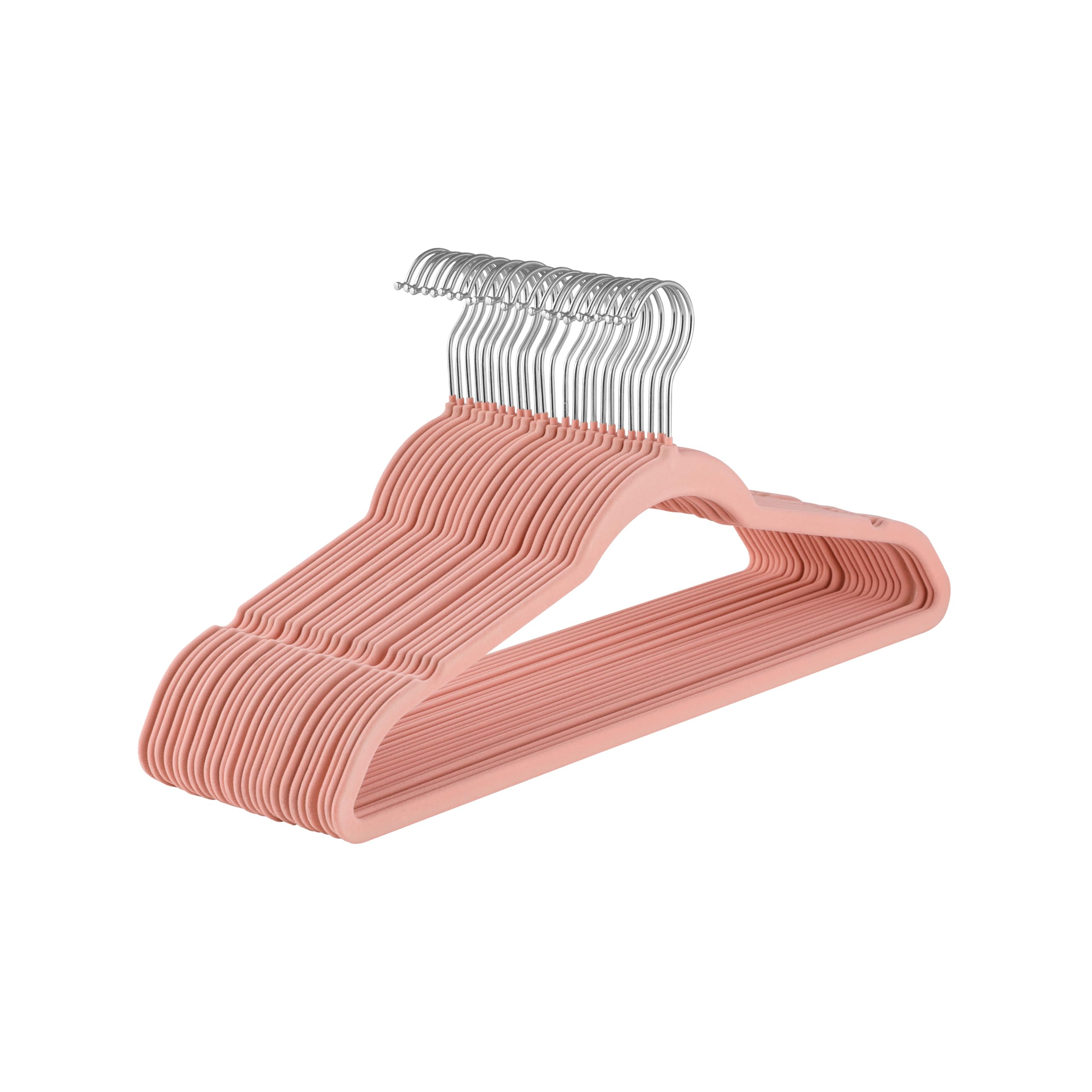 baroni-home-organizzazione-cintres-velours-cr-me-50-pi-ces-44-5-cm image 8