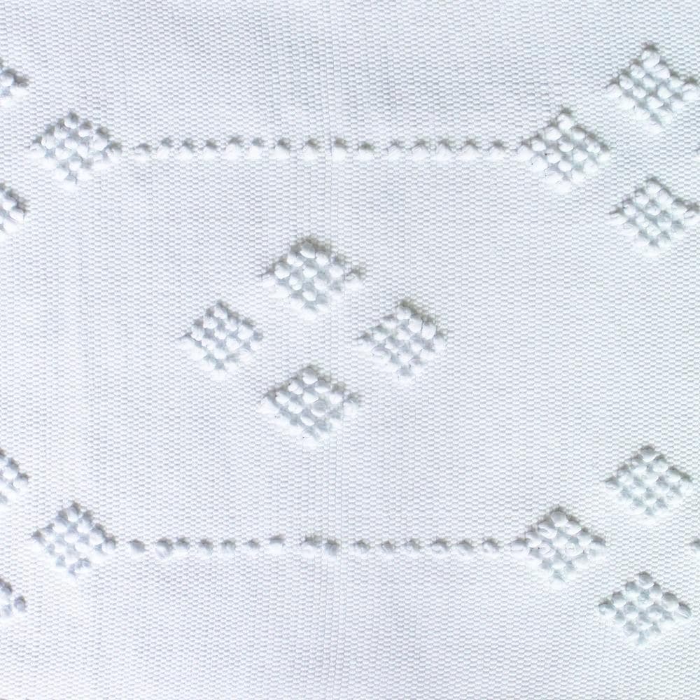 luisa-paix-o-tapis-salle-de-bain-coton-blanc-100x50cm-lavable image 1