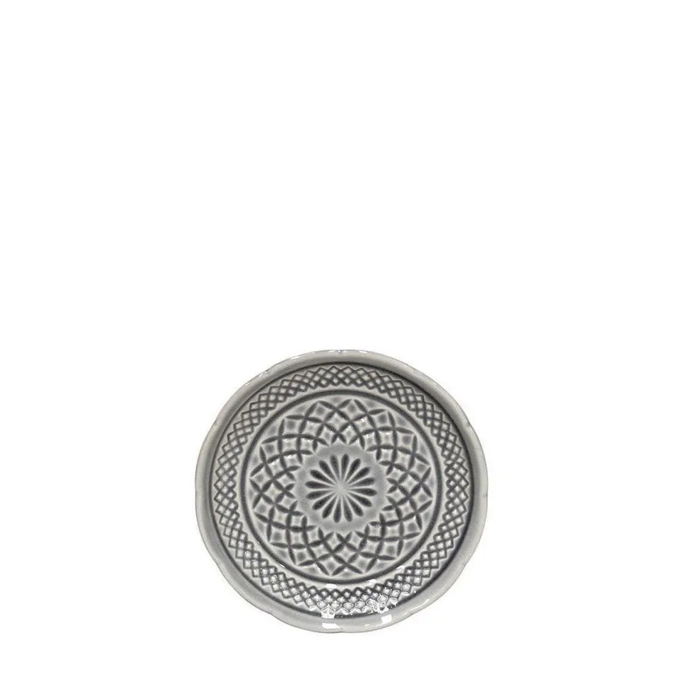 luisa-paix-o-cristal-petite-assiette-gr-s-grise-15cm image 1