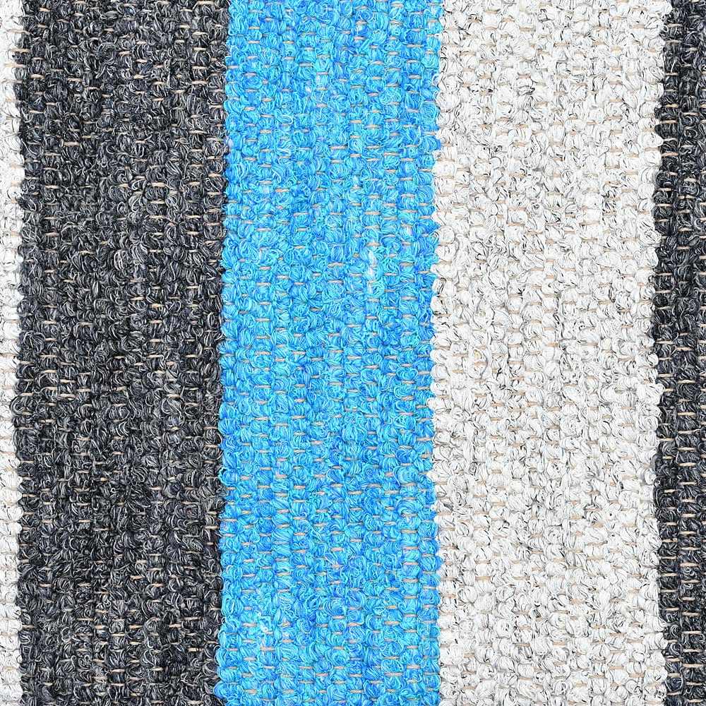 luisa-paix-o-linge-de-maison-du-portugal-tapis-ray-turquoise-gris-110x60 image 3