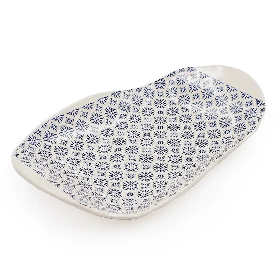 luisa-paix-o-vaisselle-portugaise-coupe-travessa-c-ramique-motifs-bleus image 1