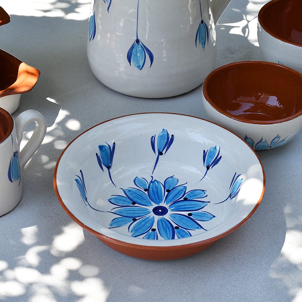 luisa-paix-o-vaisselle-saladier-terre-cuite-turquoise-19cm-fait-main image 4