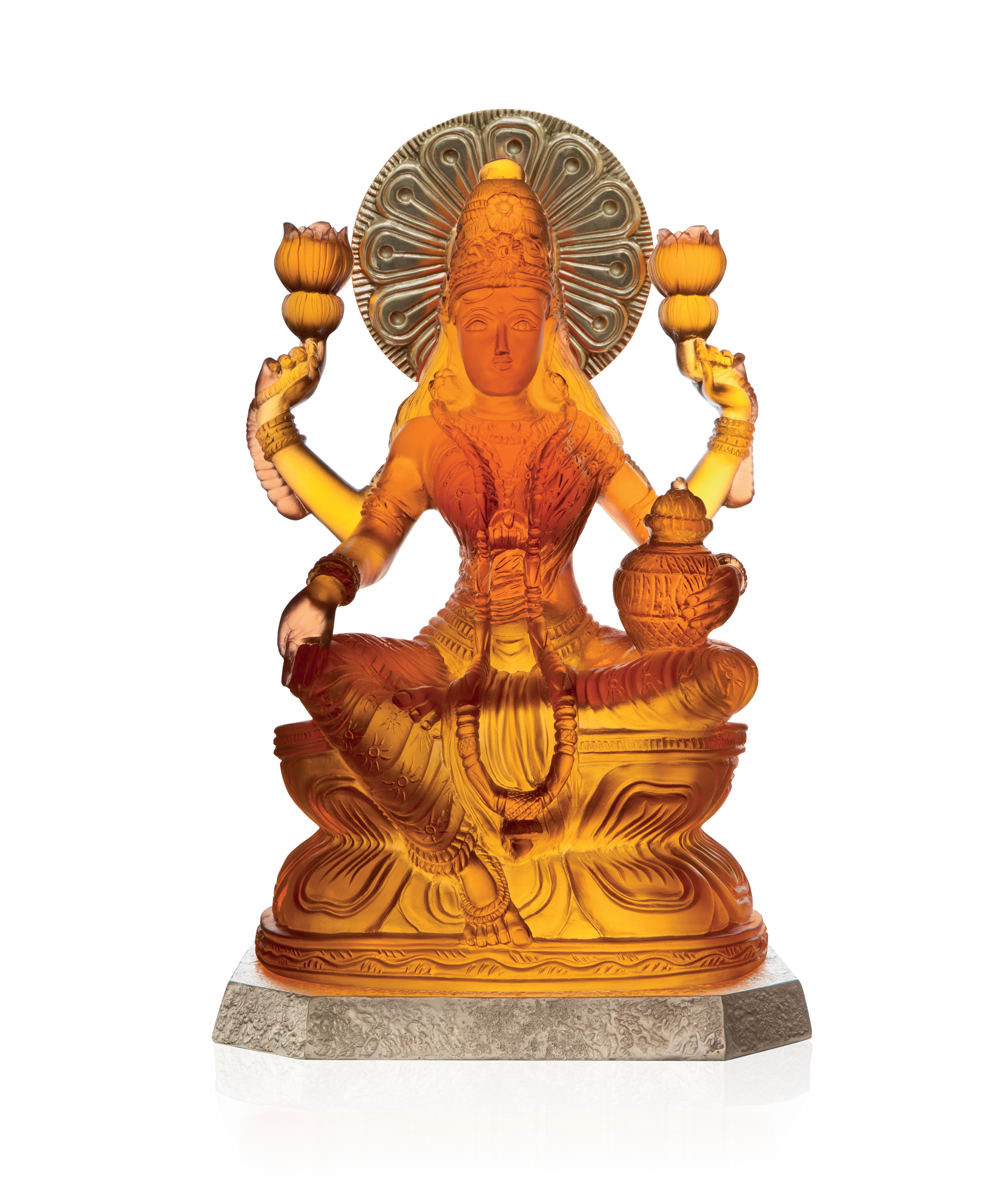 daum-lakshmi-xl-sculpture-cristal-88-ex image 1