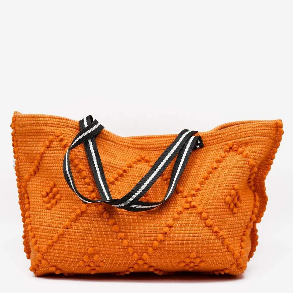 luisa-paix-o-accessoires-sac-paule-orange-tapis-50-cm image 1