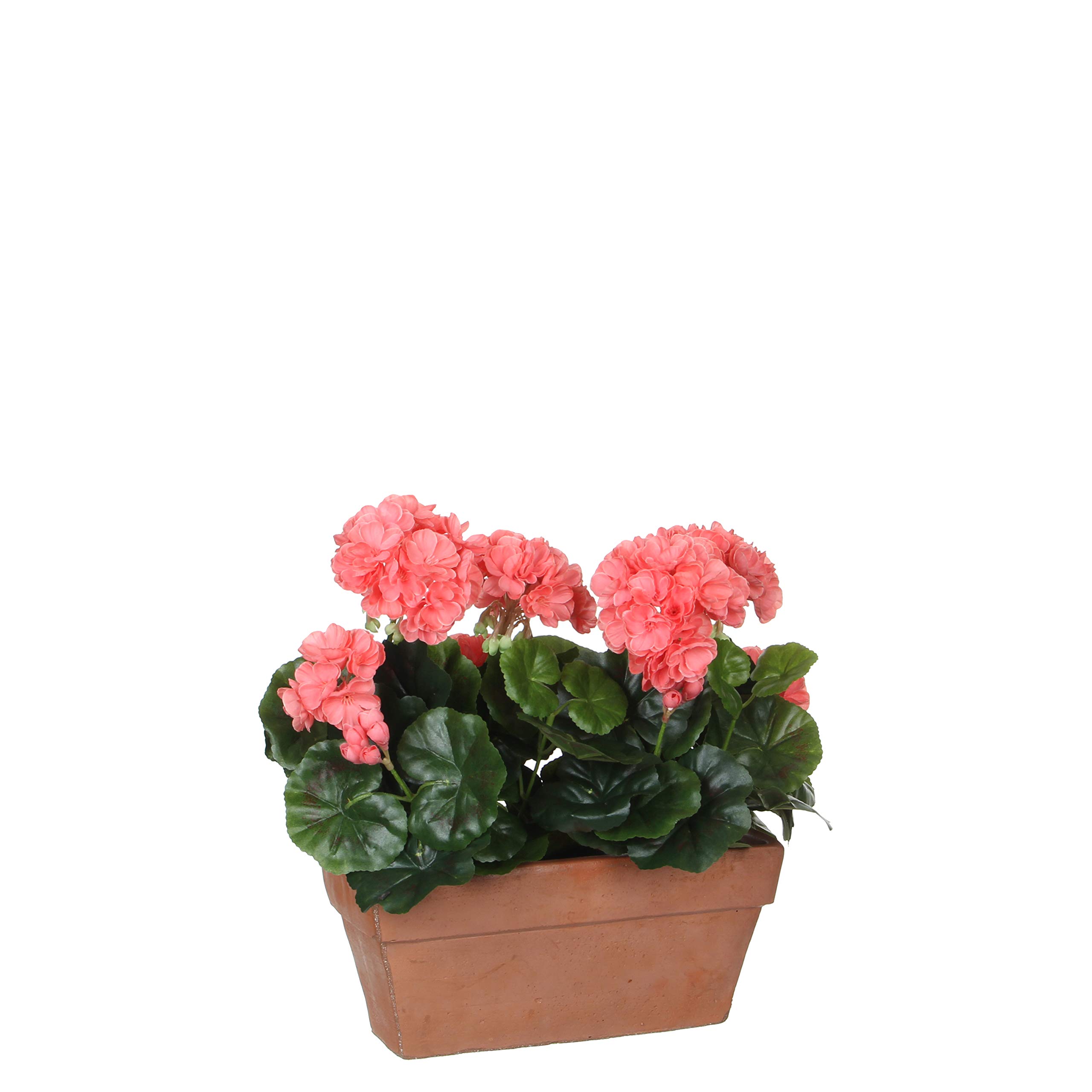 mica-decorations-g-ranium-plante-artificielle-saumon-29-cm-terracotta image 1