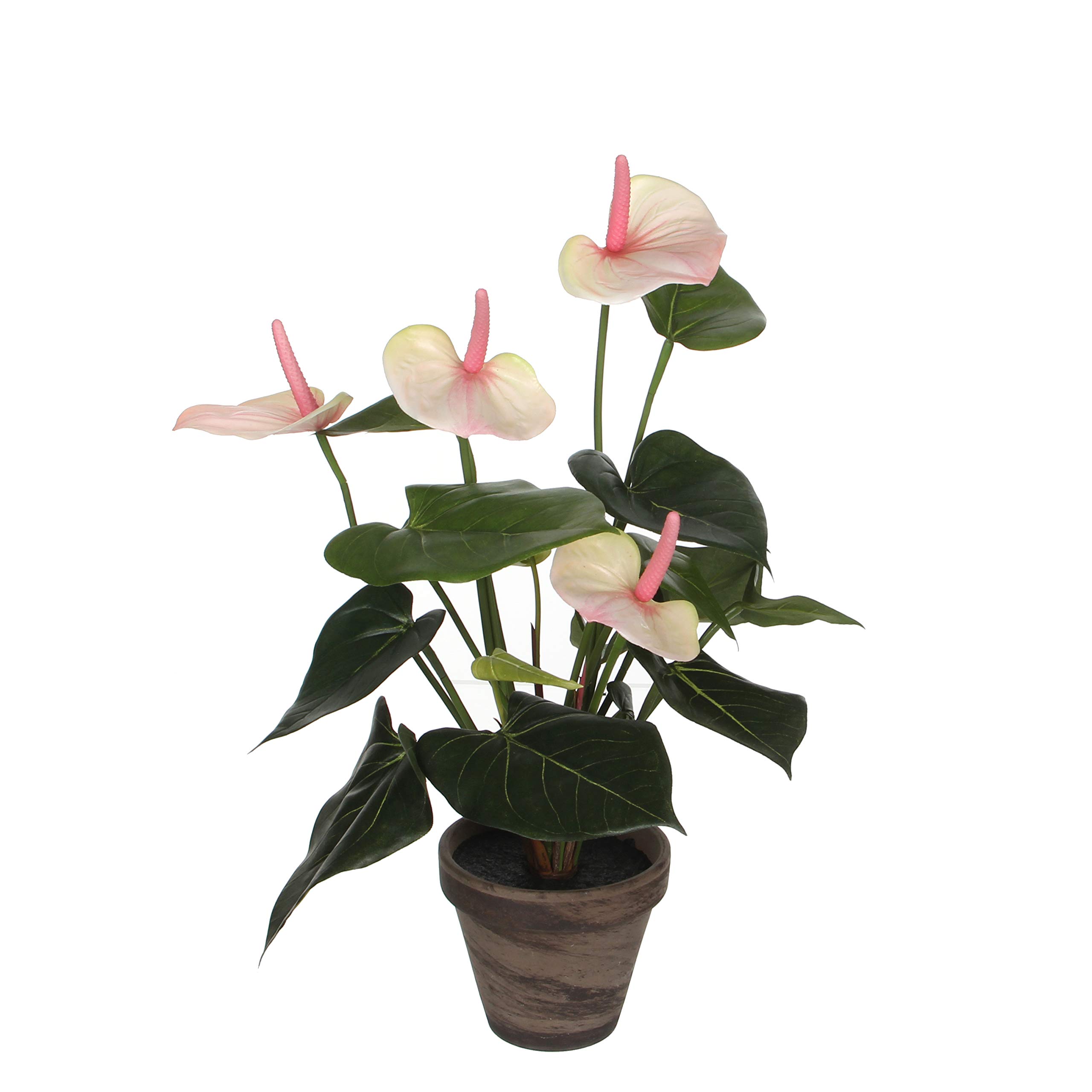 mica-decorations-anthurium-fleur-artificielle-rose-40-cm-en-pot image 1