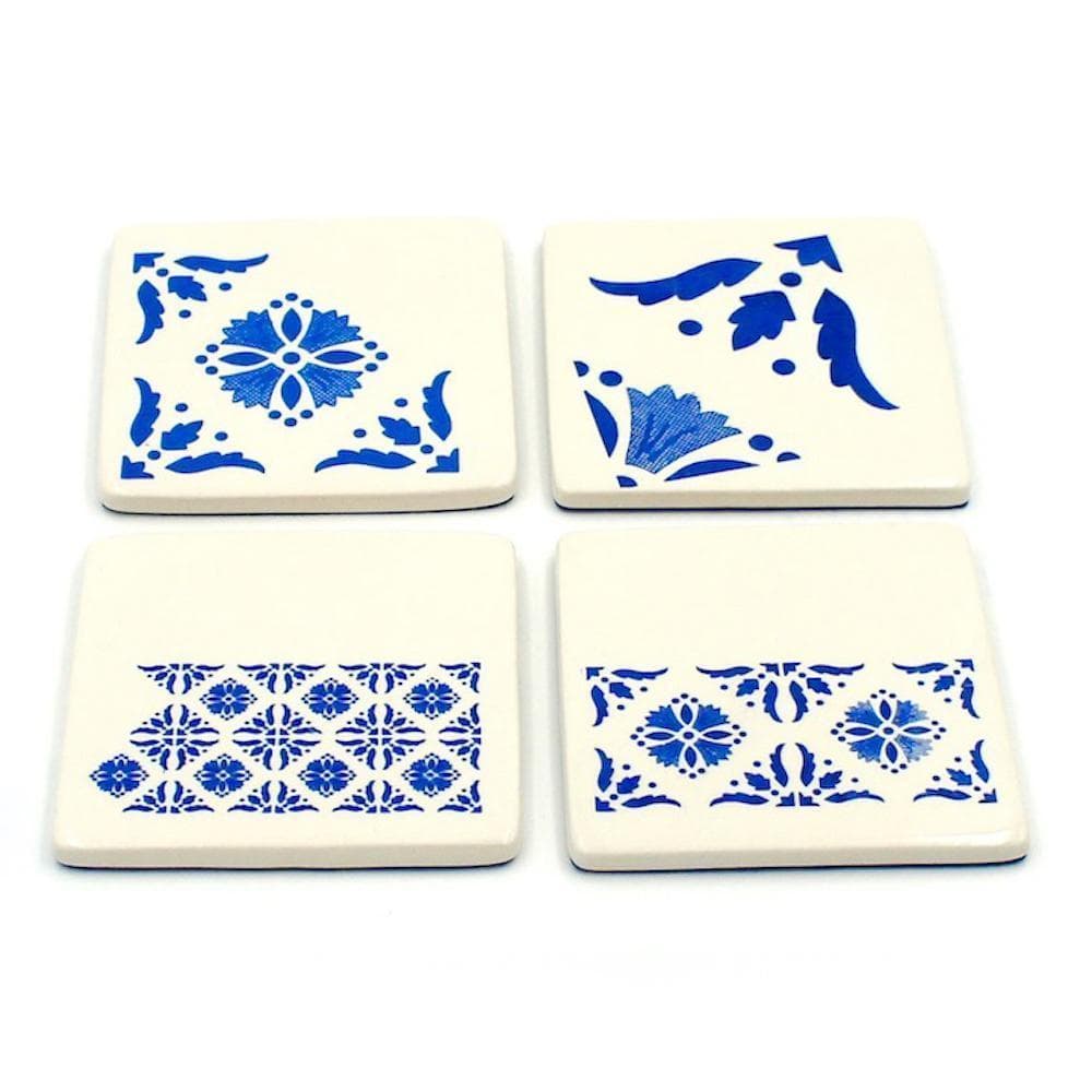 luisa-paix-o-arts-de-la-table-sous-verres-c-ramique-azulejos-4-pcs image 1