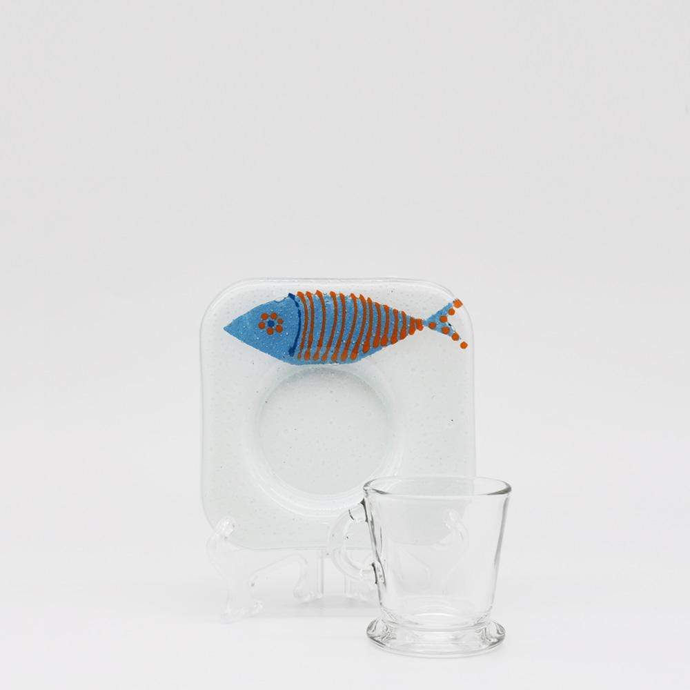 luisa-paix-o-sardinha-tasse-verre-fusionn-12-cm-avec-soucoupe image 1