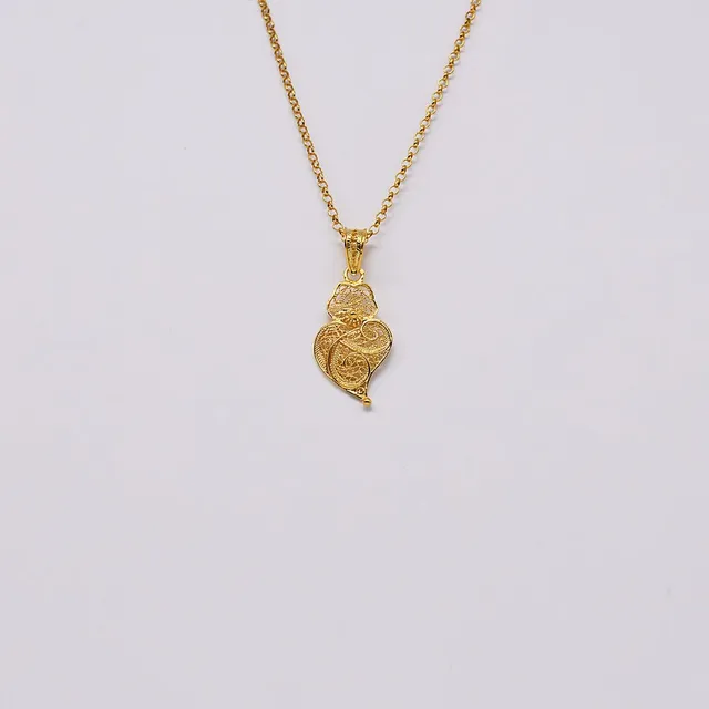 luisa-paix-o-cora-o-de-viana-pendentif-argent-dor-3cm image 1
