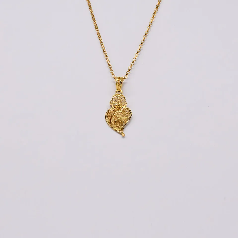 luisa-paix-o-cora-o-de-viana-pendentif-argent-dor-3cm image 1