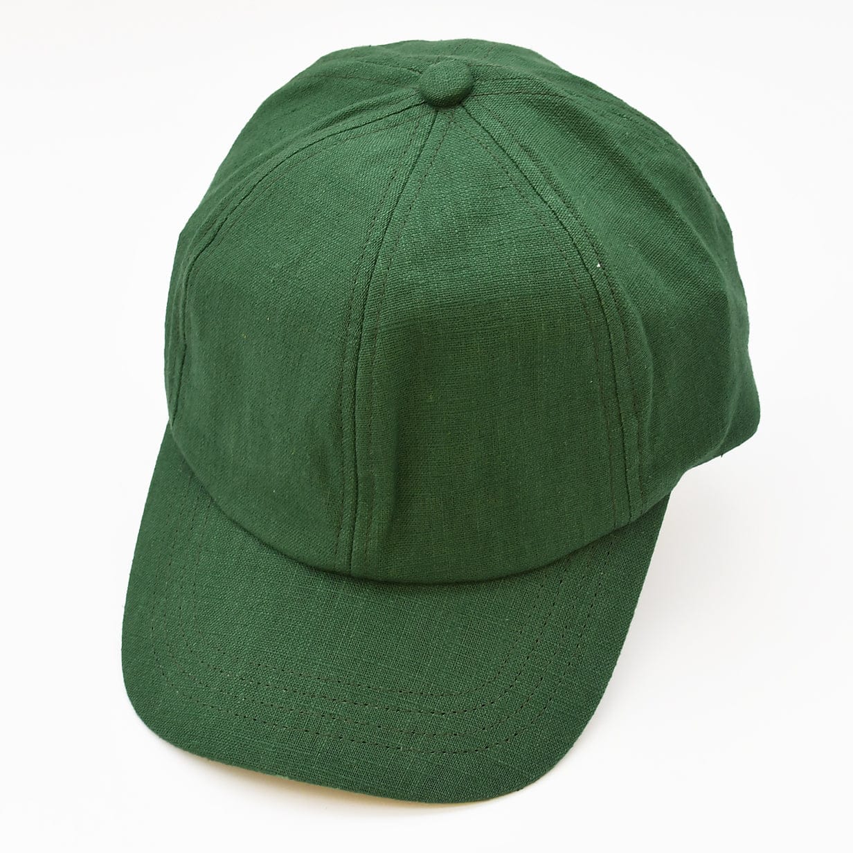 luisa-paix-o-casquette-en-lin-vert-taille-unique-100-lin image 4