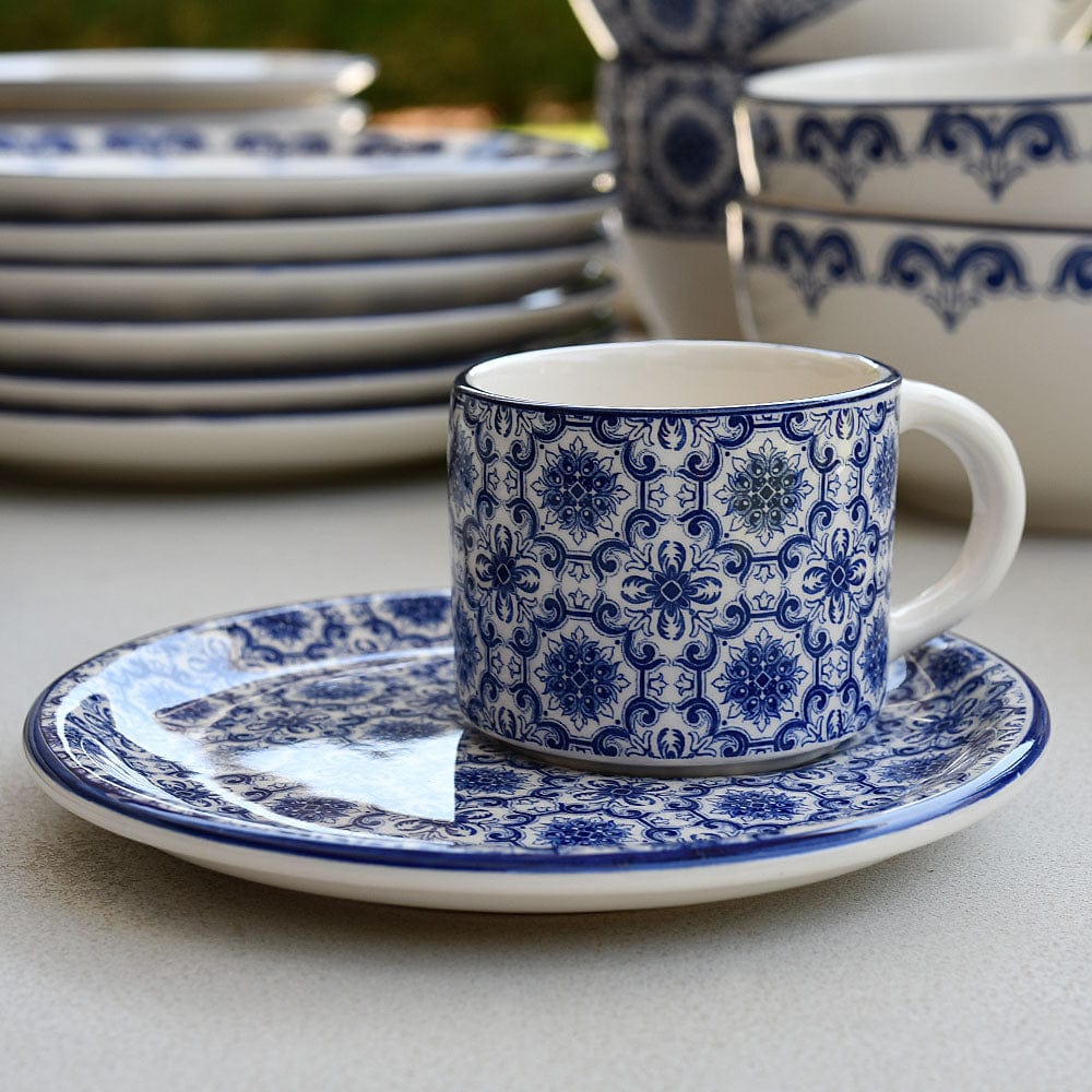 luisa-paix-o-padr-o-tasse-caf-c-ramique-bleu-sous-tasse image 5