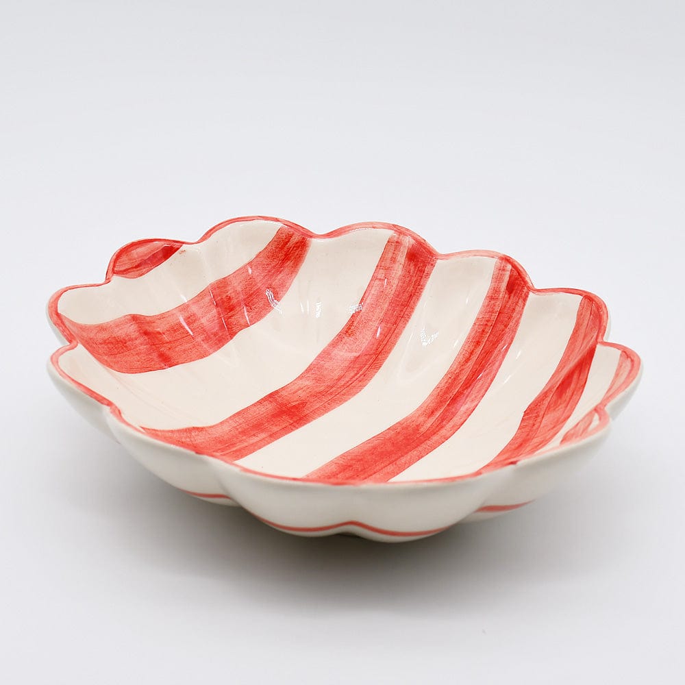 luisa-paix-o-costa-nova-mar-plat-service-c-ramique-rouge-29x26cm image 3
