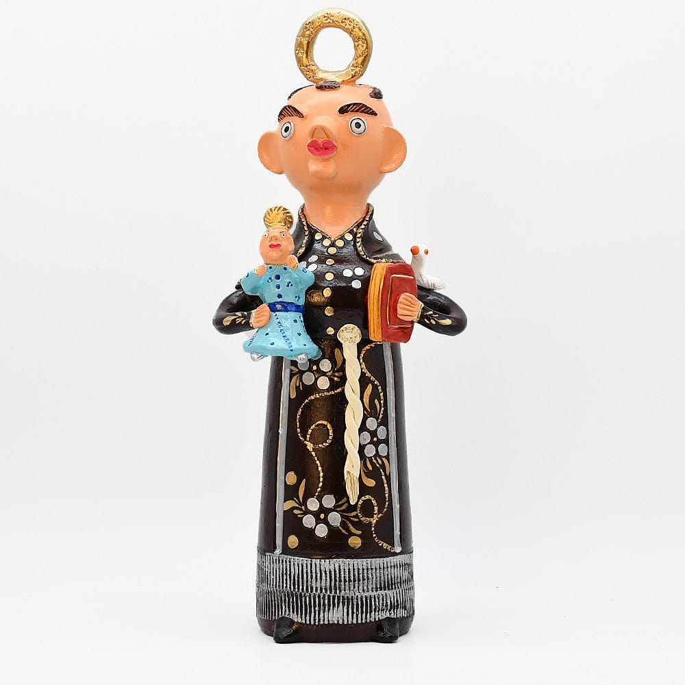luisa-paix-o-s-o-ant-nio-50cm-statuette-c-ramique-pi-ce-unique image 2