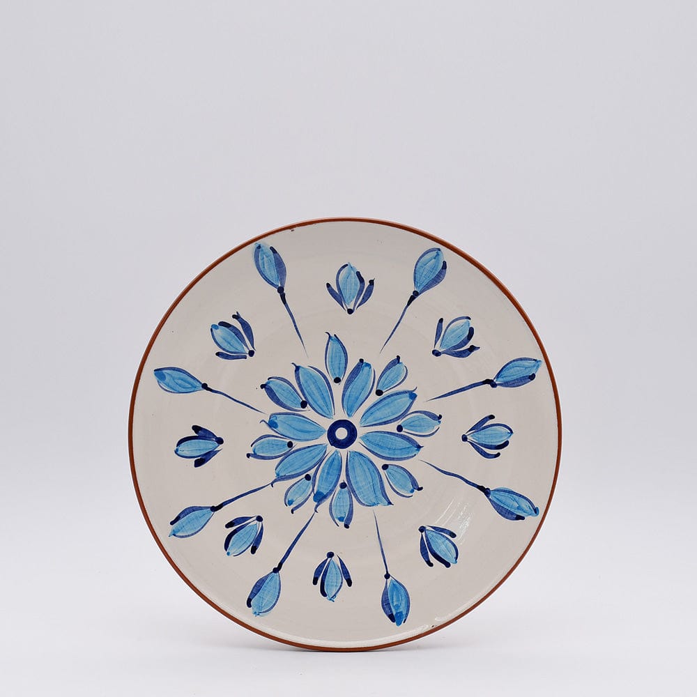 luisa-paix-o-vaisselle-portugaise-assiette-terre-cuite-23-cm-turquoise image 1