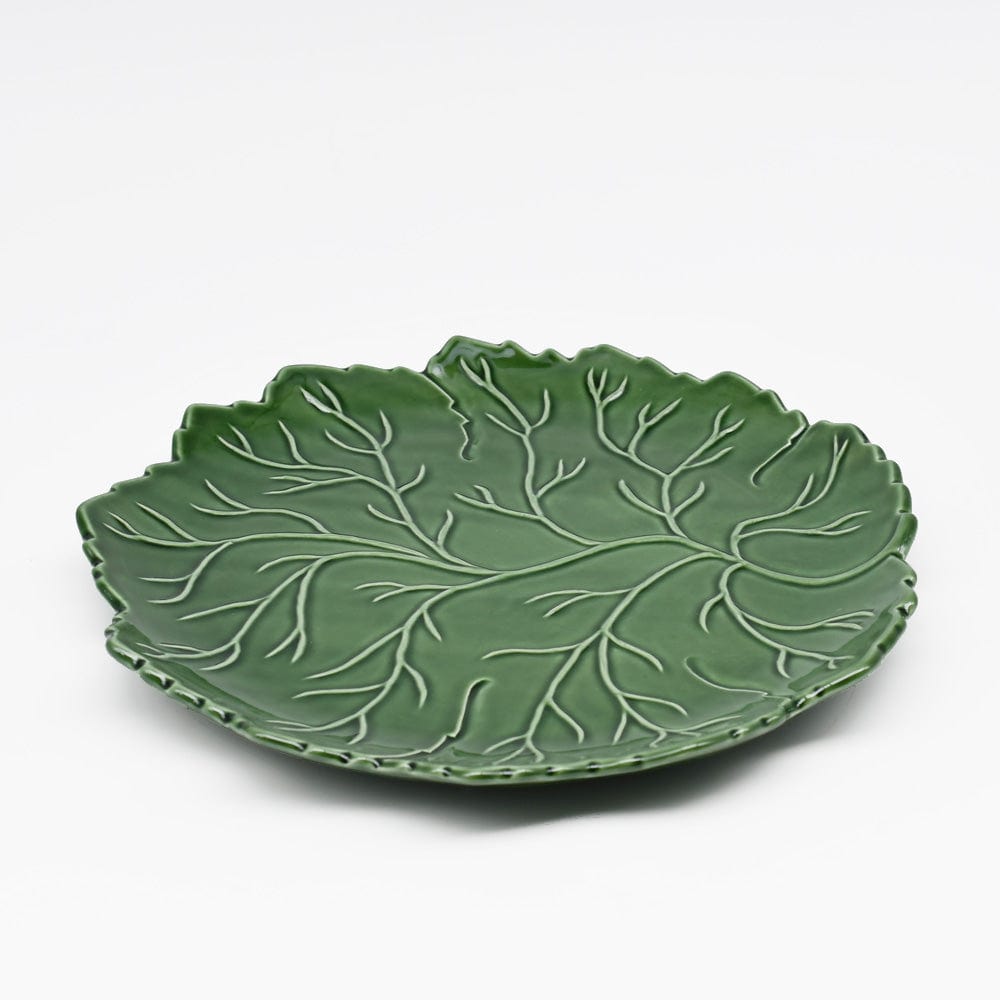 luisa-paix-o-vaisselle-assiette-folha-verte-21cm-c-ramique image 3