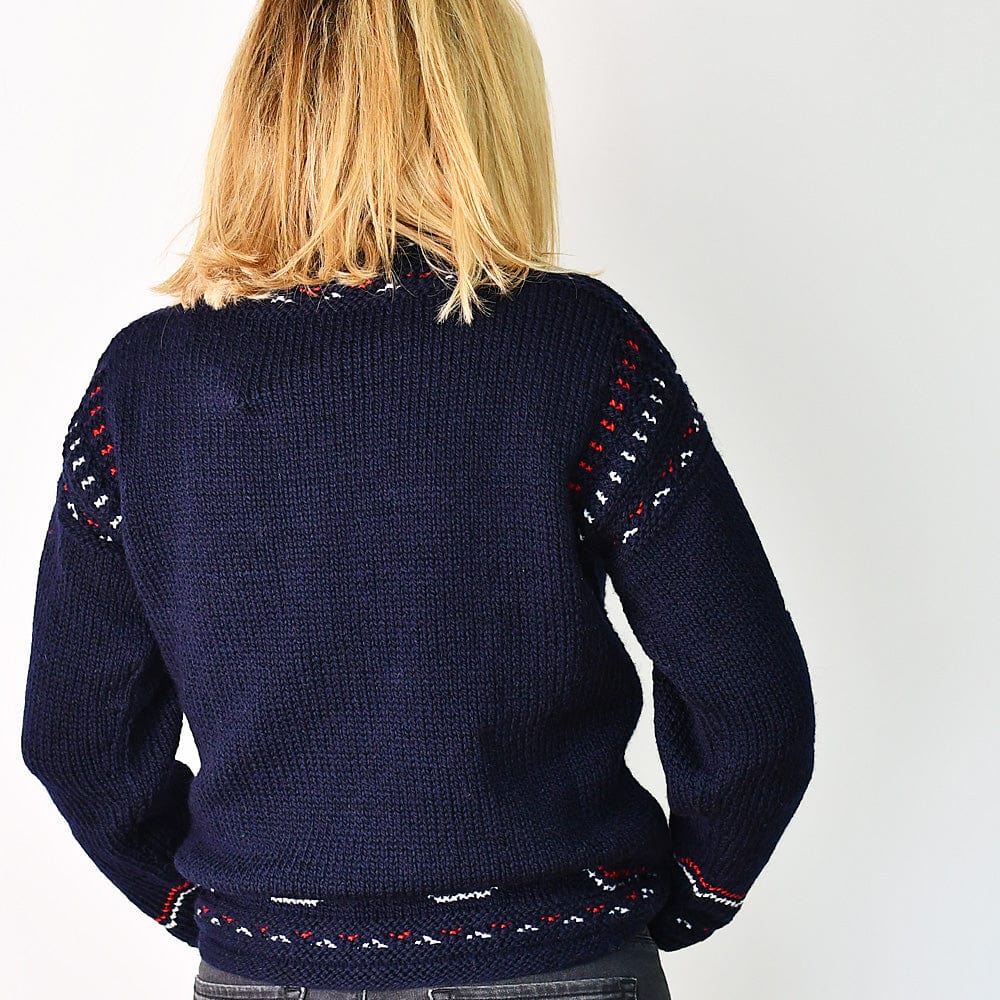 luisa-paix-o-poveira-pull-laine-bleu-h-f-fait-main image 4