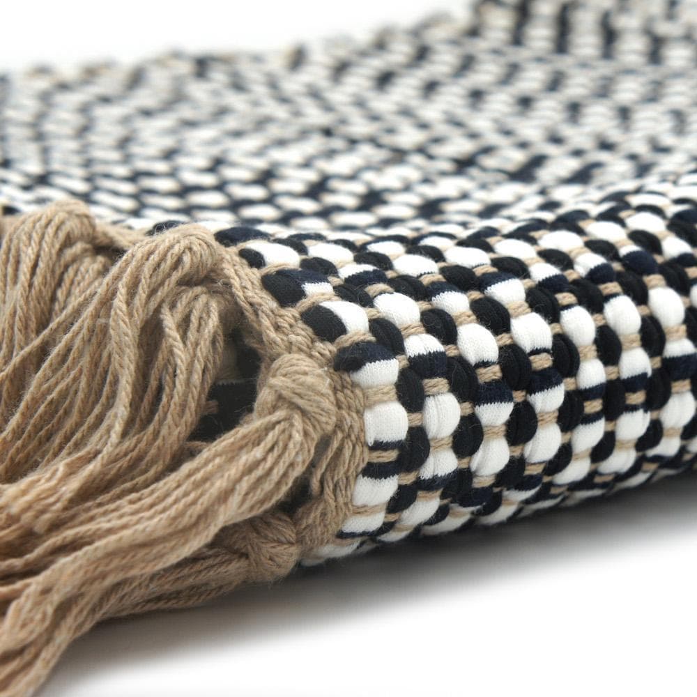luisa-paix-o-tapis-coton-noir-beige-140x70 image 4