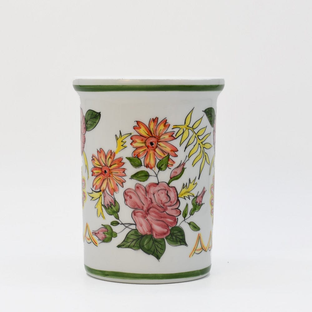 luisa-paix-o-viana-vase-c-ramique-floral-peint-main-16cm image 1