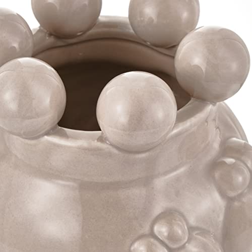baroni-home-teste-di-moro-vase-c-ramique-roi-cr-me-20-5-cm image 6