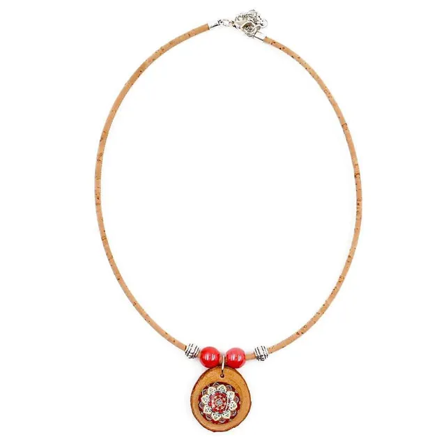 luisa-paix-o-bijoux-du-portugal-collier-li-ge-pendentif-bois-49-cm image 1